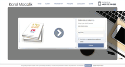 Desktop Screenshot of karelmacalik.cz
